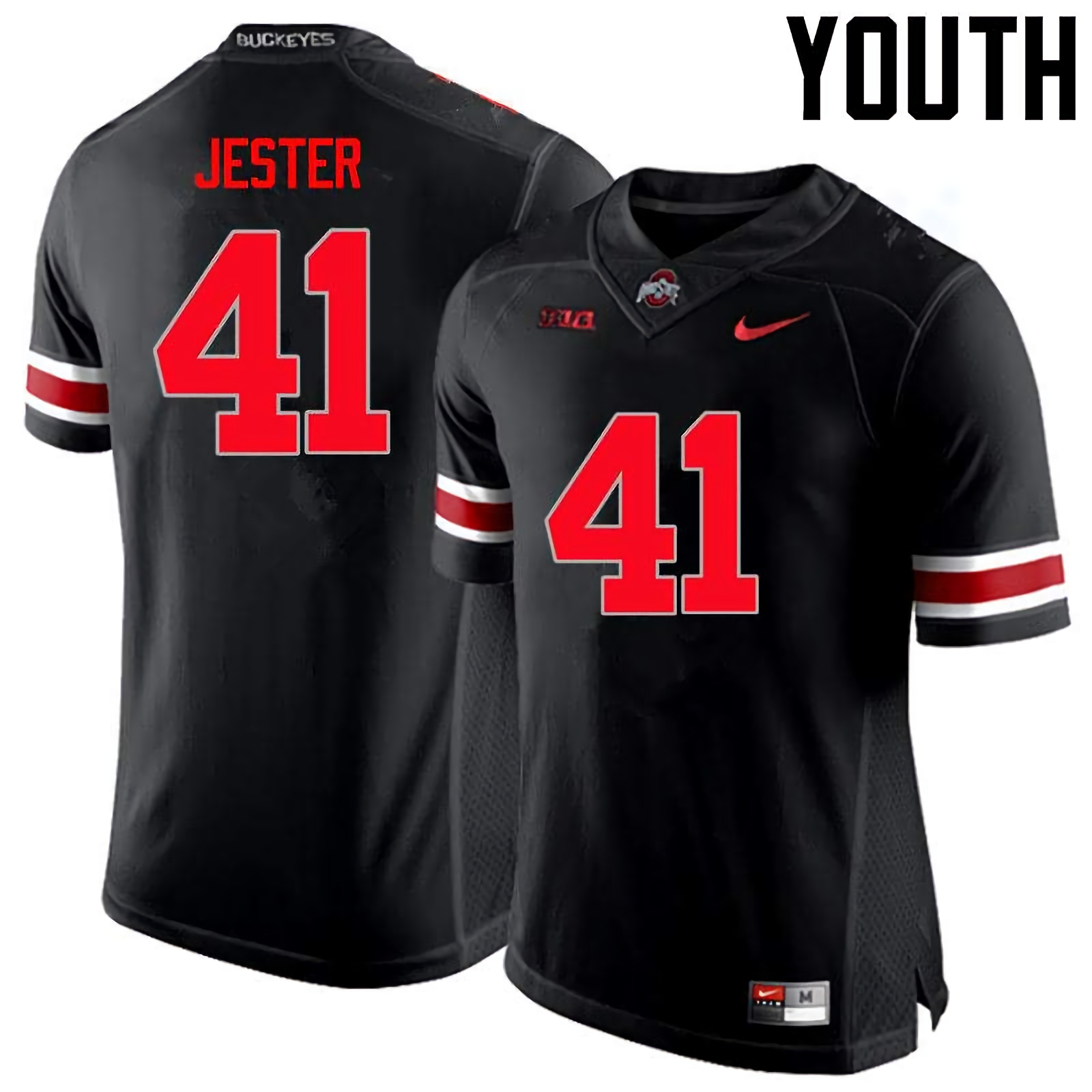 Hayden Jester Ohio State Buckeyes Youth NCAA #41 Nike Black Limited College Stitched Football Jersey UQJ2056EZ